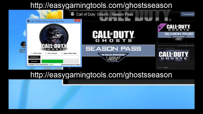 COD Ghosts Season Pass Free Codes - Playstation, Xbox, Steam/PC