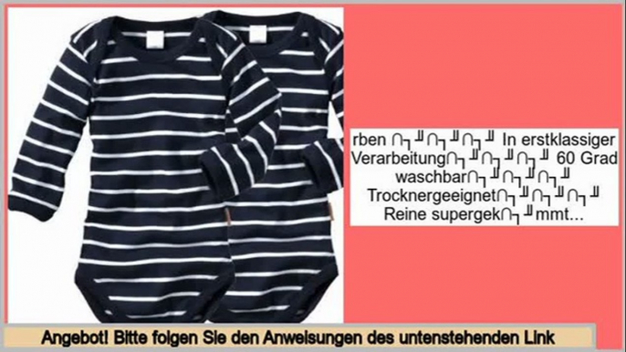 Comparison Shopping "wellyou 2er Set Baby Body langarm," marine weiss geringelt"""