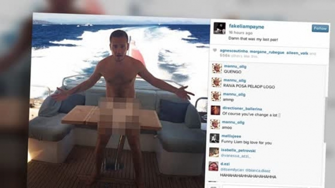 One Direction's Liam Payne Strips off on Instagram