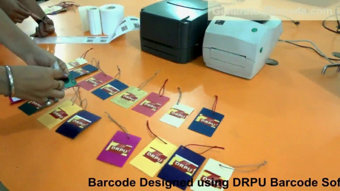 Design and print barcode labels with laser and thermal printer