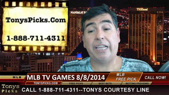 Friday MLB Betting Odds Pick Prediction Baseball TV Games 8-8-2014