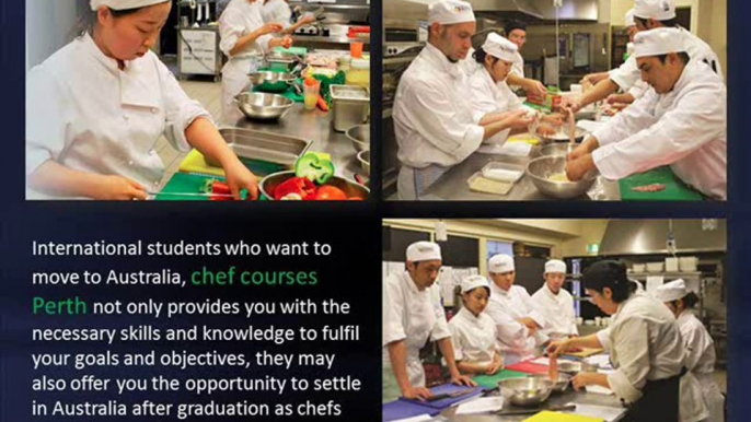 Opportunities in taking up Chef Courses Perth