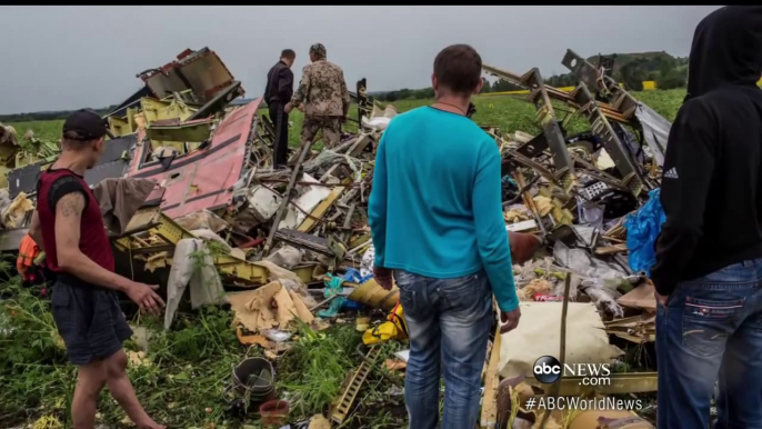 Downed Malaysia Airlines Flight MH17 Securing the Site