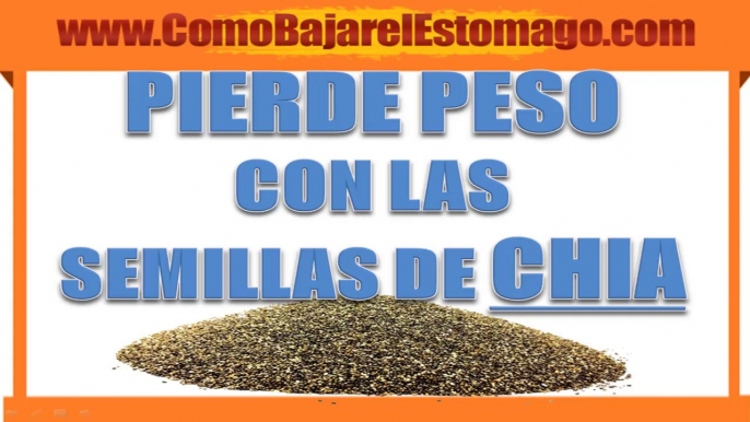 Como perder peso con las semillas de chia