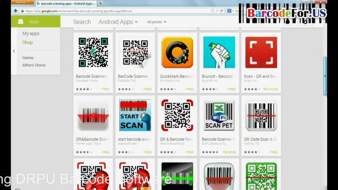 Scan QR codes with different scanning devices