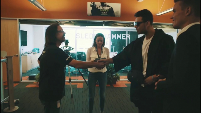 Official Call of Duty_ - Advanced Warfare - Afrojack Visits Sledgehammer Games.
