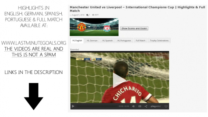 Manchester United vs Liverpool Highlights and Full Match on lastminutegoals.org