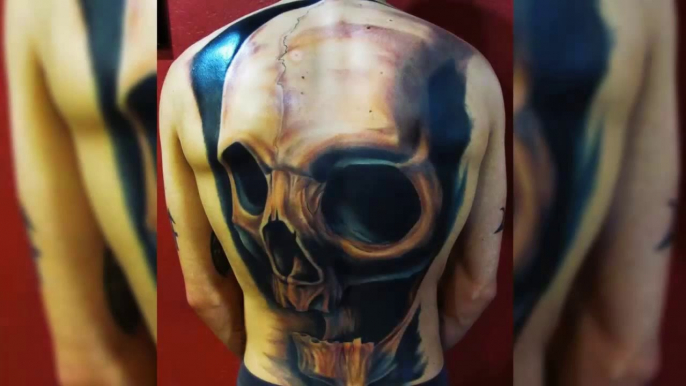 3D Skull Tattoo Designs - Best 3D Tattoos - Awesome Tattoos - Amazing Tattoo Ideas