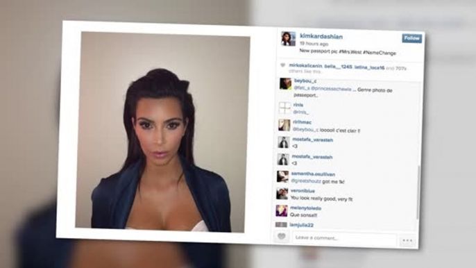 Kim Kardashian Changes Name in Passport to 'Kim West'