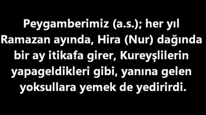 Hz Muhammed (sav) efendimizin hayatından (3)