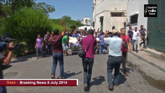 Live from Gaza - Israel attacks Palestinian civilians 2014