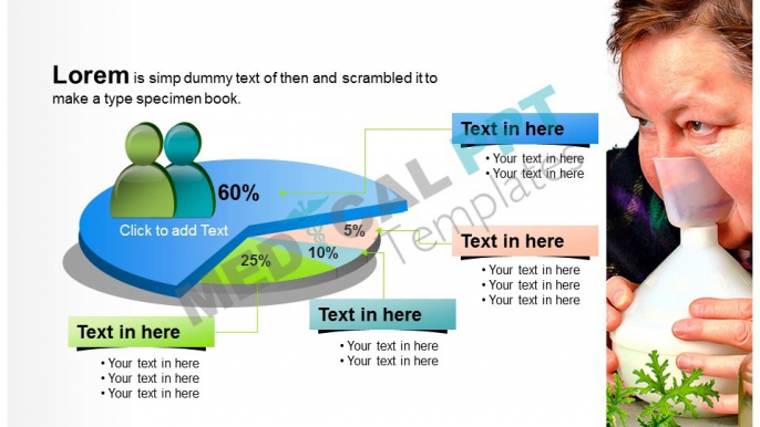 Steam Inhalation PowerPoint Template - Medical PPT Templates