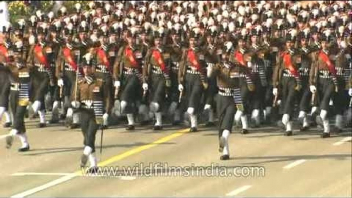 R-Day parade: Spectacular march past by Indian Army contingents