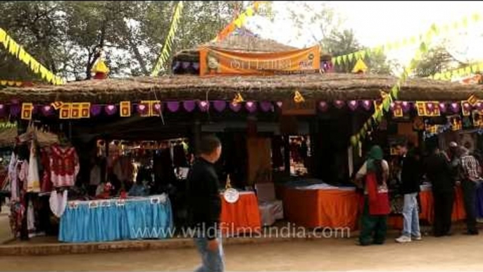 Rural ambience feel at the 27th Surajkund International Crafts Mela