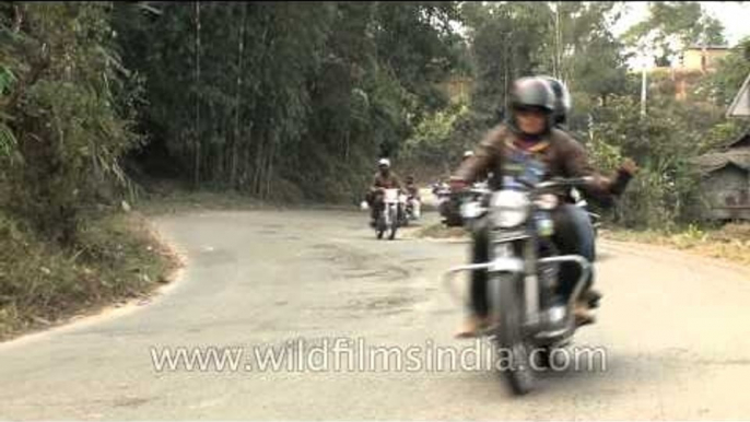 Letting the good times roll as Royal Enfield Bullet riders from India takes Nagaland by storm!