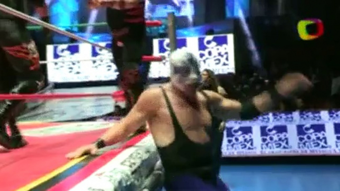 Atlantis, Blue Panther, Super Porky vs Rey Bucanero, Terrible, Vangellys