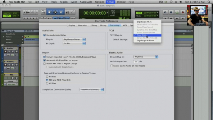 Pro Tools Preferences - Processing