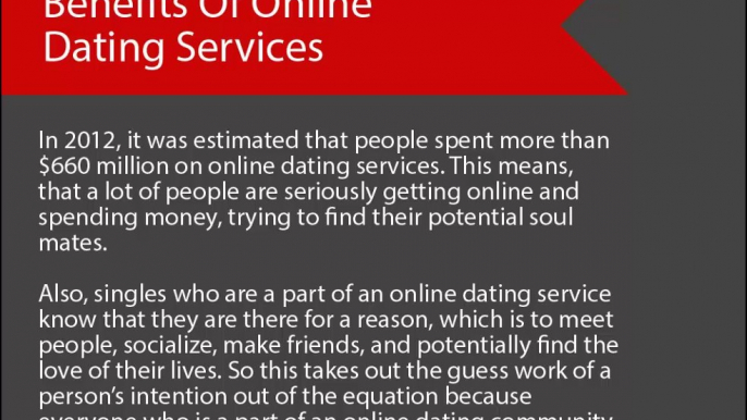 Benefits Of Online Dating Services