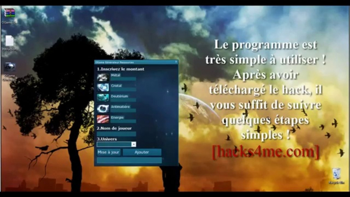 OGame Ressources Générateur Gratuit avec preuve vidéo - Ogame Antimatère Hack (2014)