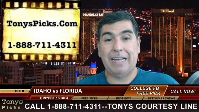 Florida Gators vs. Idaho Vandals Pick Prediction NCAA College Football Odds Preview 8-30-2014