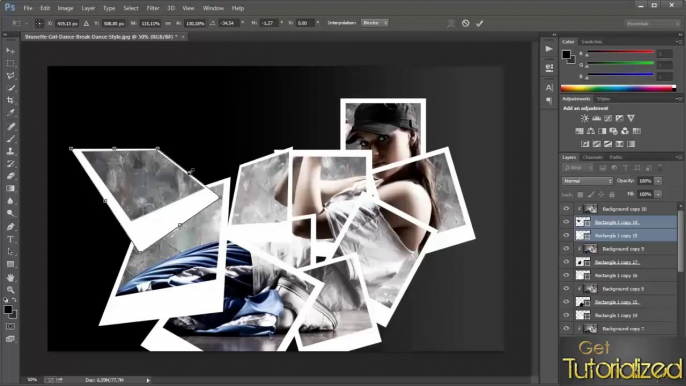 How To Create a Collage [Collage Effect]- Photoshop CC