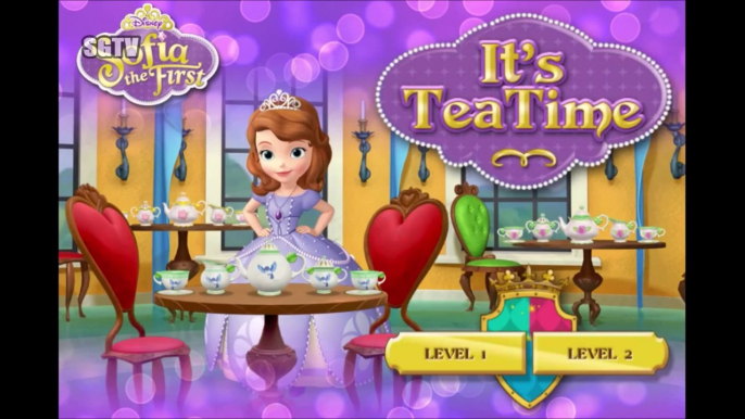 Sofia The First Once Upon a Princess - Tea Time Movie Game   Sofia The First Disney Channel Games