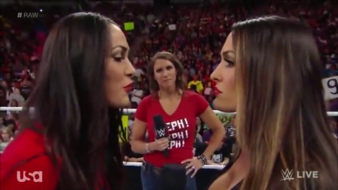 Stephanie McMahon, Nikki Bella e Brie Bella Segment (Nikki Heel Turn)