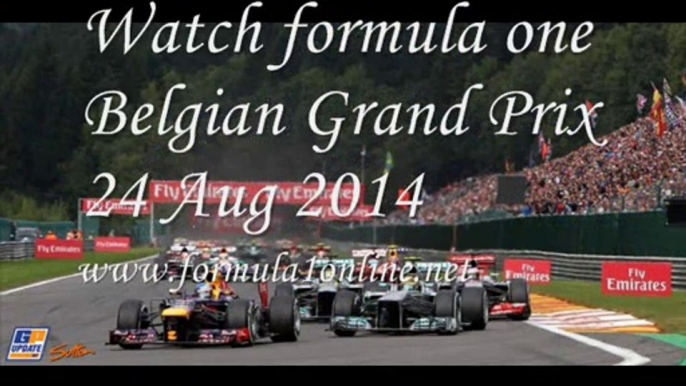 formula one Belgian Grand Prix 2014 Live