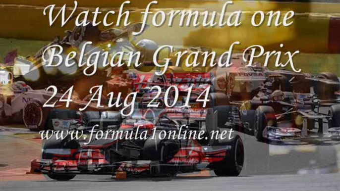 Watch 2014 formula one Belgian Grand Prix Stream