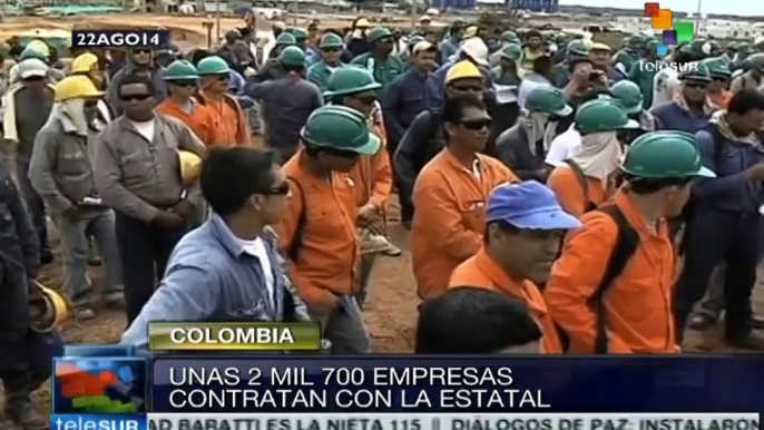 Colombia: obreros de Ecopetrol denuncian tercerización laboral