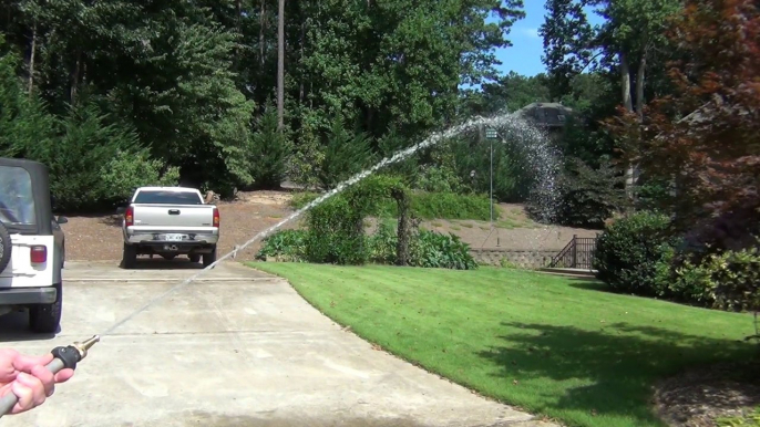 Brass Hose Nozzle Video Featuring Bonus Sweeper Nozzle