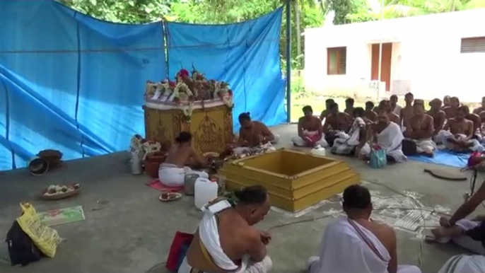 govindapuram sri mahaswamigal tapovanam 2nd year maharudram 31 08 14