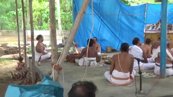 govindapuram sri mahaswamigal tapovanam 2nd year maharudram 31 08 14