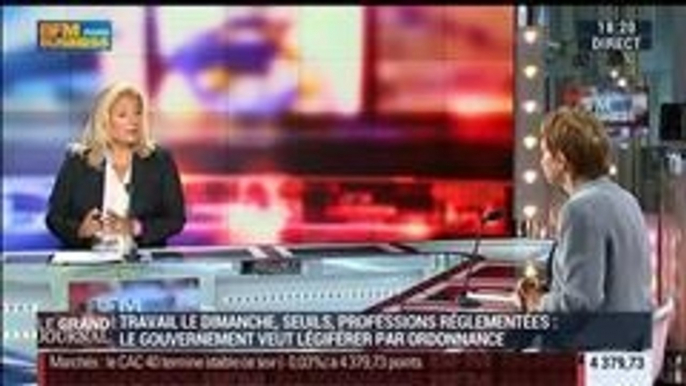 Laurence Parisot, ancienne présidente du Medef, dans Le Grand Journal – 01/09 2/3