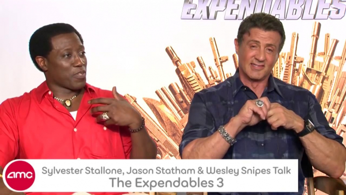 Sylvester Stallone, Jason Statham & Wesley Snipes Talk THE EXPENDABLES 3 With AMC