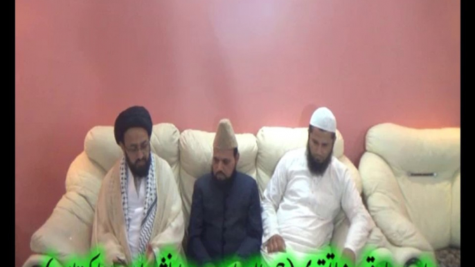 Allama Sadiq Raza Taqvi meet to Maulana Ameen Ansari( Founder MUM )