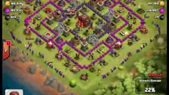 clash of clans 240 archers best strategy