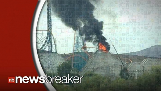 Iconic Colossus Roller Coaster Catches Fire At Six Flags Magic Mountain