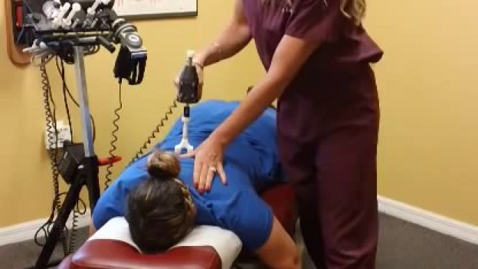 Tampa Chiropractor Dr. Long Demonstrates a Chiropractic Adjustment for Back Pain, Neck Pain & Injuries