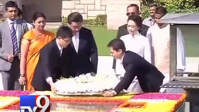 Chinese President Xi Jinping visits Rajghat - Tv9 Gujarati