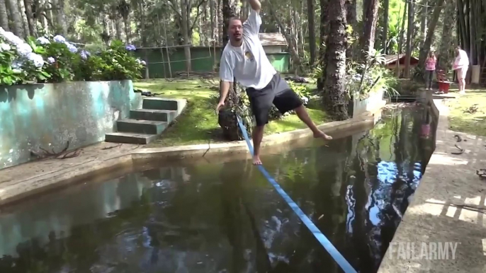 Grosses gamelles en Balançoire et Slackline en mode Tarzan - compilation bien douloureuse!