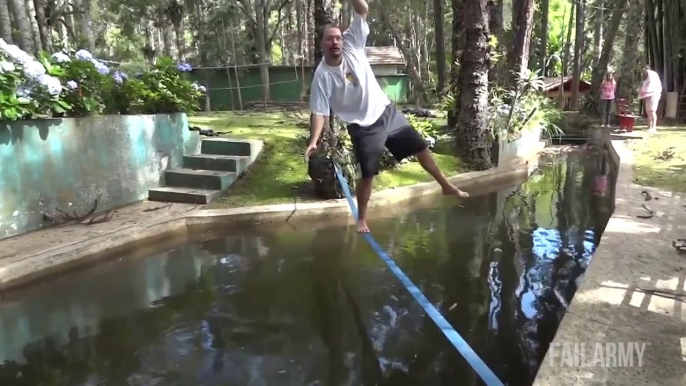 So funny Swings and Slackline Tarzan Fails - Crazy FAIL compilation