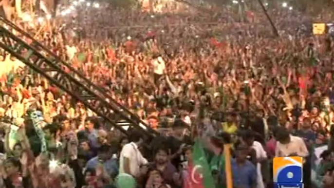 PTI Dharna Update-Geo Reports-21 Sep 2014