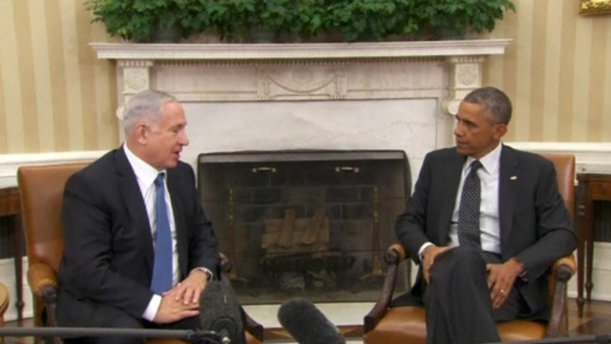 Netanyahu warns Obama about allowing Iran to reach nuclear arms "threshold"