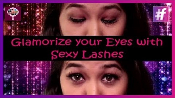 Glamorize your Eyes with Sexy Hot Lashes | How-to Put Fake Eyelashes Tutorial