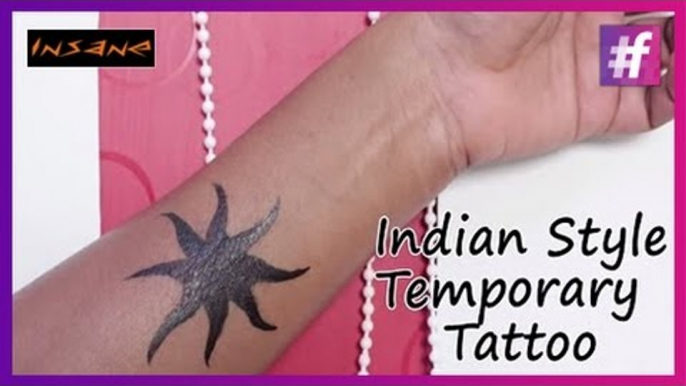 How to make Temporary Tattoo | Indian Style Tattoos Tutorial