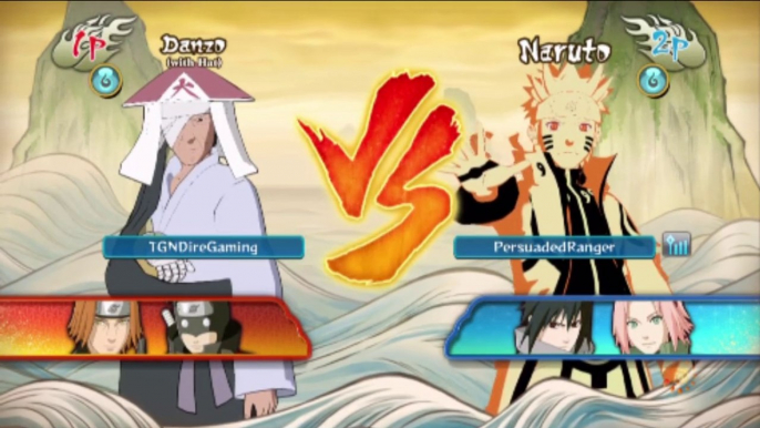 Nine-Tails Chakra Mode Naruto VS Danzo In A Naruto Shippuden Ultimate Ninja Storm Revolution Ranked Xbox Live Match / Battle / Fight