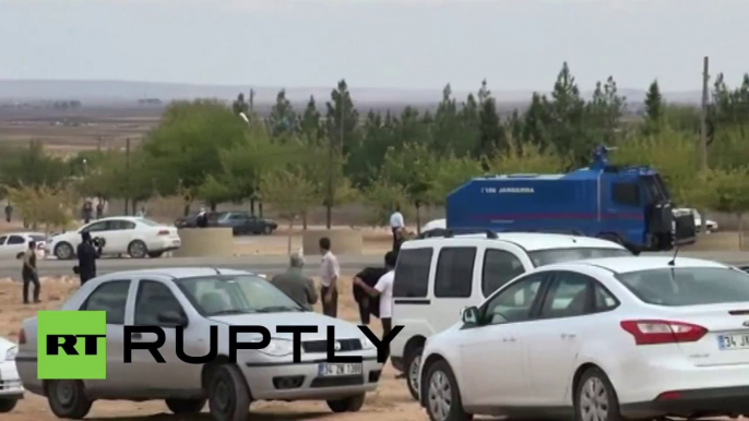 Turkey: Kurdish refugees clash with Turkish security forces near Syrian border