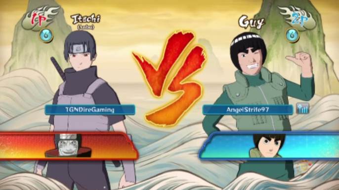 Might Guy VS Itachi Uchiha In A Naruto Shippuden Ultimate Ninja Storm Revolution Ranked Xbox Live Match / Battle / Fight