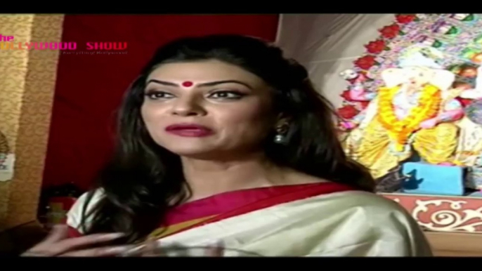 Bengali Beauty Sushmita Sen Celebrates Durga Puja at Bandra